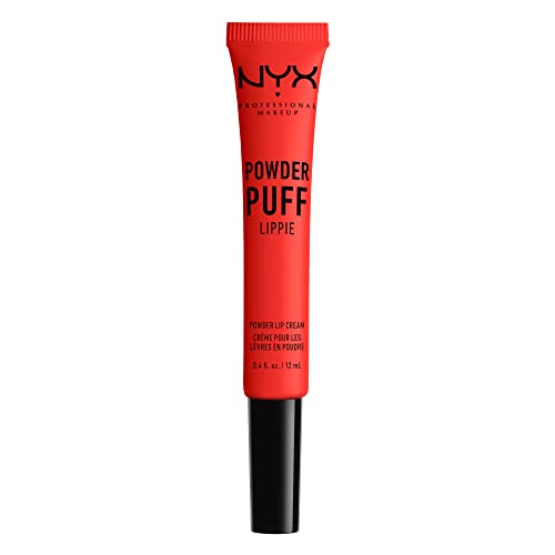 Крем За устни NYX PROFESSIONAL MAKEUP Powder Puff Lippie Lip Cream, Течни червила - Солидна пръчка (Оранжева)
