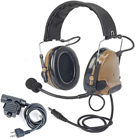 ZTAC】 Комплект слушалки ZTactical Comta III (Z051) + U94 zPTT Kenwoo Push-to-Talk (Z113KEN) с шумопотискане