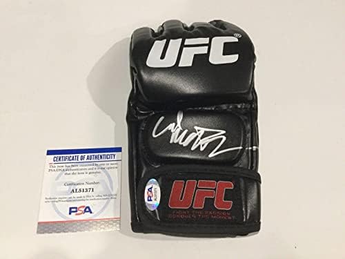 Ръкавици UFC с Автограф от Ванеса Демопулос Lil Monster PSA DNA COA a - Ръкавици MLB С Автограф