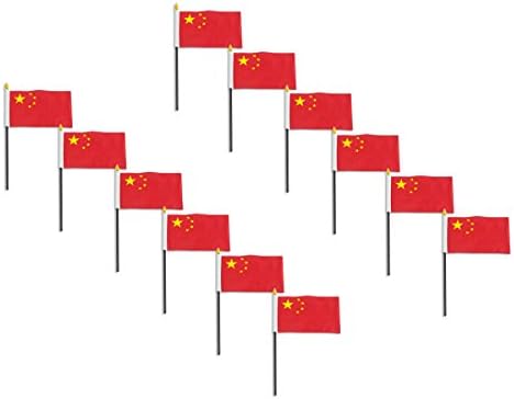 Интернет магазини Флаг Китай 4 x 6 инча - 12 бр.