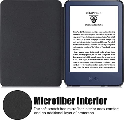 Калъф GUKSRASO за 6 Kindle (11-то поколение 2022 година на издаване), цветен ПУ Smart Cover (не е подходящ за Kindle