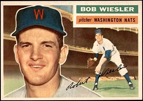 1956 Topps # 327 Боб Вислер Вашингтон Сенатърс (Бейзболна картичка) NM /MT Сенатърс