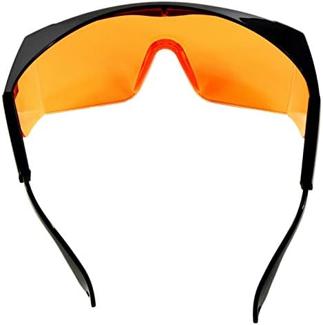 HQRP Леки UV-Защитни очила Оранжев оттенък / Защитни очила за работници, медицински лаборатории, стоматолози-хигиенисти,