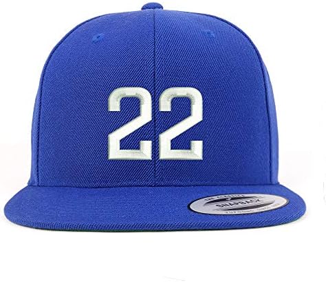 Магазин за модни облекла № 22 Бродирани бейзболна шапка възстановяване на предишното положение Flatbill с фиксирана подплата