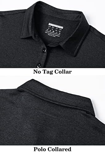 Дамска Тениска-Поло MAGCOMSEN за голф С Къс ръкав UPF 50 +, бързо съхнещи Поло блузи С яка, Лека Спортна риза