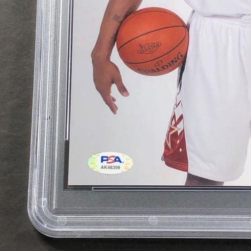 Кобе Брайънт Подписа 8x10 Снимка PSA / ДНК В капсула Auto 10 Gem Mint Лейкърс - Снимки на НБА с автограф