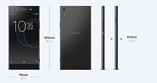 Sony Xperia XA1 - Отключени смартфон - 32 GB - Черен (за гарантиране на САЩ)