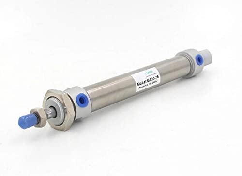 Пневматични Малки цилиндри с Двойно действие от Неръждаема Стомана, 32 мм диаметър 45 мм Ход MA32-45 Мини