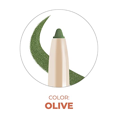 Очна линия Beauty For Real I-Line 24-7, Olive - Топло маслинено-зелен цвят, със златист блясък - Устойчиви водоустойчиво
