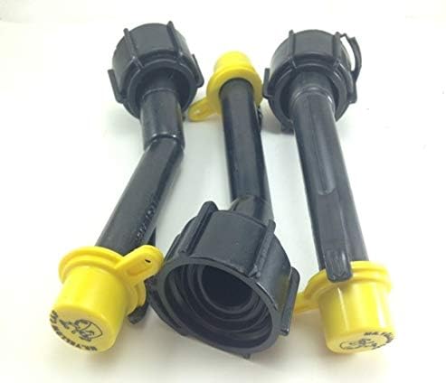 3 - Mr. Yellow Cap Резервоар за газов спрей с носиками, пръстени и капаци, замества Блиц 900302 900092 900094 стария модел