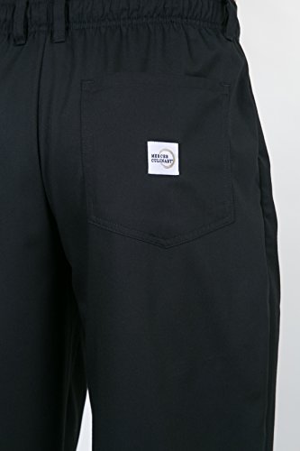 Мъжки поварские панталони Mercer Culinary M60050BK7X Millennia, 7X-Large, Черен