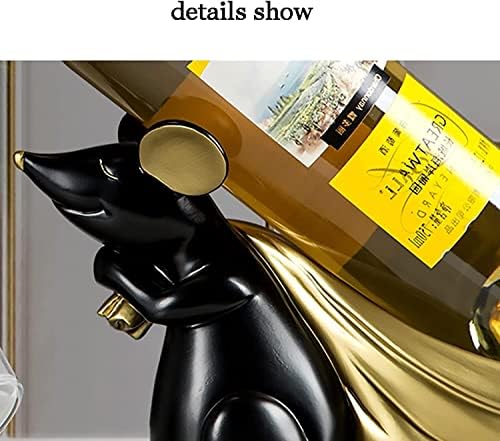 вино багажник Вино, Стелажи Настолна Поставка Плъх Стъклена Бутилка Вино Котка Притежателя Чаши Поставка За Дисплея на Плота на масата За Съхранение на Аксесоари ?