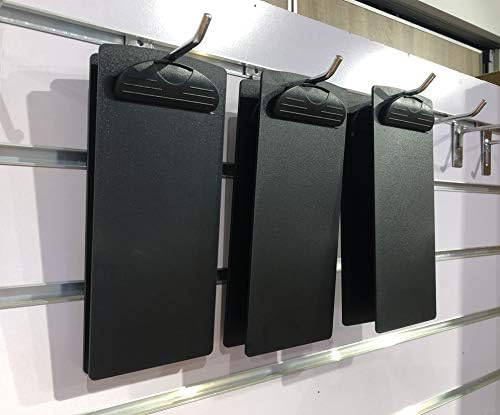 Пластмасов буфер Vinseen, за водене на бележки, меню, за получаване на кредитна карта, 4x9 инча, 6 опаковки (черен)