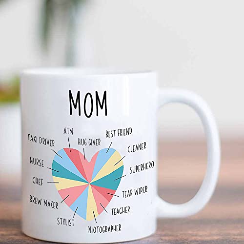 Кафеена Чаша Goxozzy за мама -Чаши за Кафе 12 унции, Керамична Чаша за кафе, Чай, Мляко, майки, баби, Жени, Подарък за