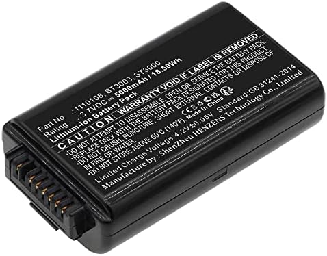 Батерия за цифров баркод скенер Synergy, съвместим със скенер баркод PSION XT10, (литиево-йонна, 3,7 В, 4450 ма) голям капацитет, подмяна на PSION HXT15-Li Battery
