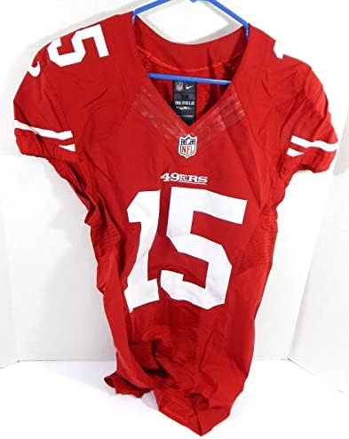 2014 San Francisco 49ers Майкъл Крэбтри №15, Издаден в Червената фланелка 38 DP35655 - Използваните тениски без подпис за игри NFL