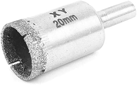 X-DREE 20 мм околовръстен трион с диамант покритие, тренировки за стъклени плочки, мрамор (20 мм diamante recubierto