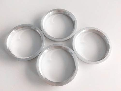 NB-AERO (4) Алуминиеви централни пръстени на главината от 66,45 мм (колелце) до 57,1 мм (Ступица) | Централно пръстен на главината