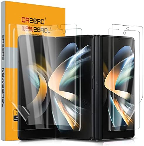Orzero (2 Комплекта от по 4 опаковки) Съвместимост за Samsung Galaxy Z Fold 4 5G, 2 опаковки протектори за предна