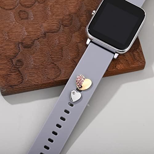 Метални Декоративни пирони-нитове, Съвместими с каишка на Apple Watch 45/44/42/41/40/38 мм, Модерен каишка за часовник във
