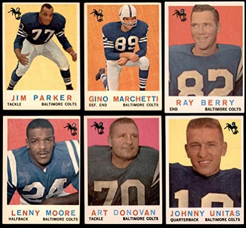 1959 Топпс Балтимор Колтс Команден сет Балтимор Колтс (сет) VG/EX Colts