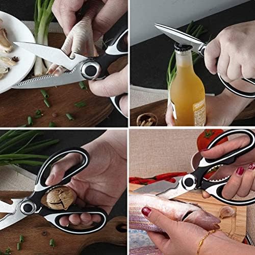 Кухненски ножици, домакински ножици с калъф, тежки ножици, Ультраострые многофункционални кухненски ножици