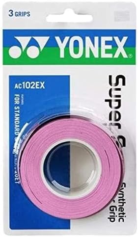 YONEX AC102EX Super Grip Розово (3 Опаковки)