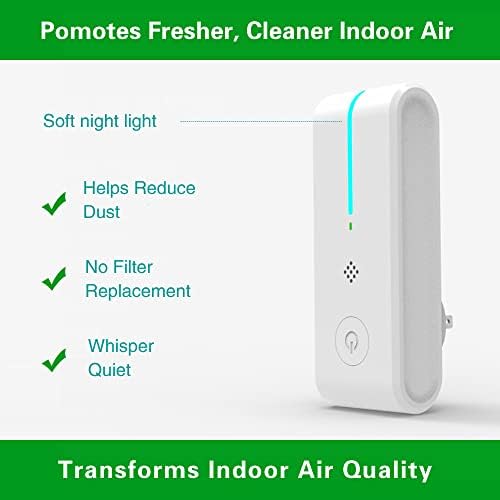 Мини-Домашен Plug-Чист въздух, Йонизатор на въздуха, Енергоспестяващ, Безшумен Подходящ портативен пречиствател на въздух