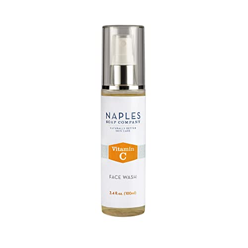 Осветляющее и хидратиращ средство за измиване на лицето с витамин С Naples Soap Company с 15% аскорбинова киселина – Пенящееся