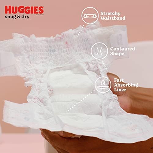 Бебешки пелени Huggies Snug & Dry, Размер 2 (12-18 кг), 34 карата