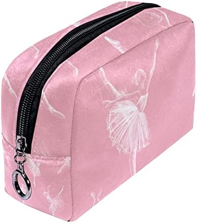 TBOUOBT Подаръци за Мъже И Жени, козметични чанти, пътуване портфейл, Малки козметични чанти, Балетные Художествени Розови Чанти За Момичета