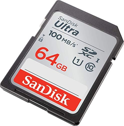 Карта памет 64GB SanDisk Ultra SDXC UHS-I - 100 MB/s, C10, U1, Full HD, SD карта - SDSDUNR-064G-GN6IN