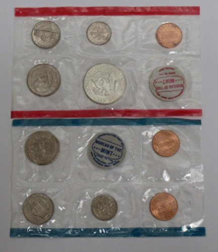 1968 Набор от монетни дворове на САЩ P & D ментови бонбони монети, Без да се прибягва