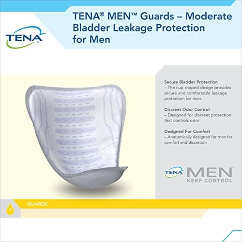 Средства от инконтиненция TENA за мъже, Средната абсорбция - 48 броя (опаковка от 3 броя), общо 144 парчета