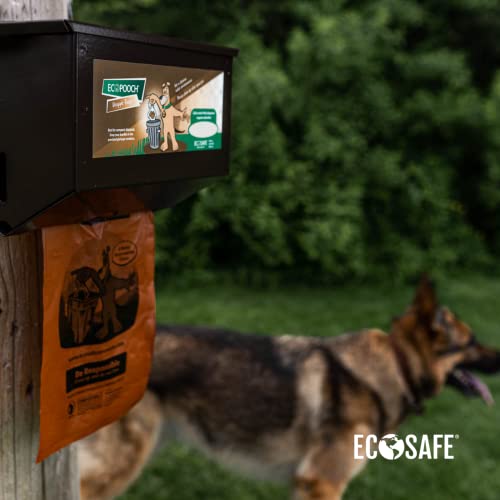 Диспенсер за компостируемых торбички за кучешки какашек EcoSafe - Алуминиев Държач за торби за отпадъци на домашни