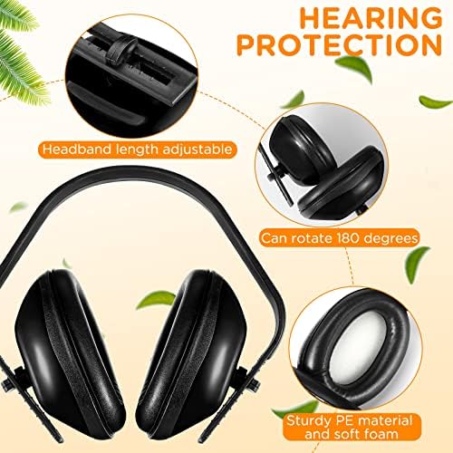 6 Бр Регулируемо Защитно Ушна Прикачване намаляване на шума Защита на Ушите, Запушване на звука Антифони за Защита на Слуха Ушни Съединители Зашеметяващи Слушалки
