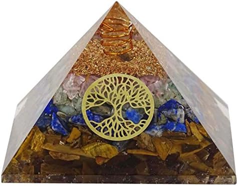 ХАРМОНИЗИРАНЕ на Органит 4 Слоя Пирамидална Crystal Рейки Исцеляющий Фън Шуй Васту Чакра Духовен Камък