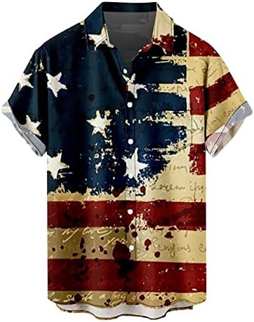 Тениски MIASHUI за Мъже, Високи Мъже Знамена в Деня на Независимостта, 3D Дигитален Печат, Персонални Модна Тениска