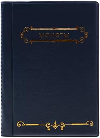 SAWQF 120 джобове 10-те страници на Албум за съхранение на Портфейла колекционерски Албум за изрезки 11x15x0,8 см Цвят: D,