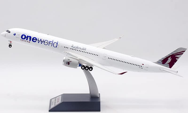 Полет на авиокомпания Qatar Airways на Airbus A350-1000 A7-член на компанията one World 1/200, изработени ПО ПОРЪЧКА, готова модел самолет