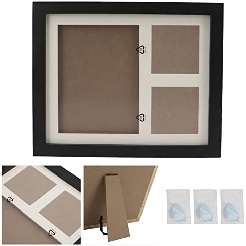 Комплект за сувенири HOHXFYP с Отпечатък от Лапа за домашни любимци, Дървена рамка за снимки от Премиум-клас от естествена Бор, Глинена форма с тик-так, Възглавница за п