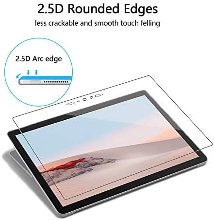 Защитно фолио за екран от закалено стъкло Adeway Surface Go 3 / Surface Go 2 10.5 инча, Защита от пръстови отпечатъци,