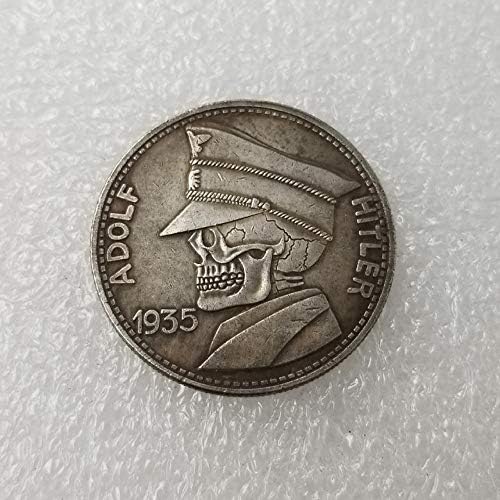 Ентусиасти Криптовалюты hobo 1935 Г., Американец с Капачка, със сребърно покритие Копия на Монети за Лични Колектори