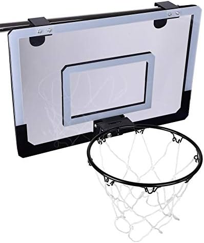 Баскетболното Пръстен за спални за врати и Стени с заден панел, Комплект Мини-Баскетболни Пръстени, Обръч, Баскетбол
