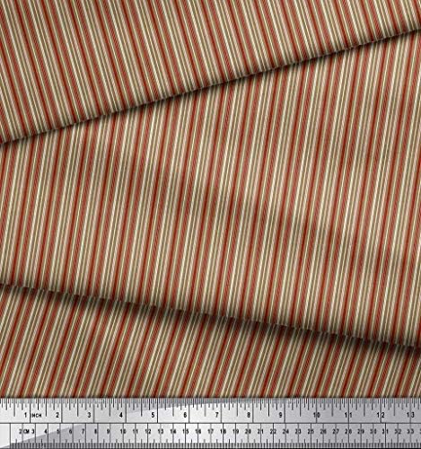 Парцела плат за шиене в ивица от вискозен тъкан Soimoi ширина 42 инча за рубашечного принта