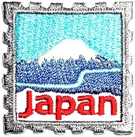 Kleenplus 2 бр. Мини-Печат на Планината Фуджи Шевове Желязо на Бродирани Нашивках Япония Карикатура Модни Стикер