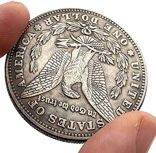 1885 Лутане Монета Любима Монета Малка Лори Красиви Момичета Възпоменателна Монета Сребърно Покритие Биткойн Щастливата