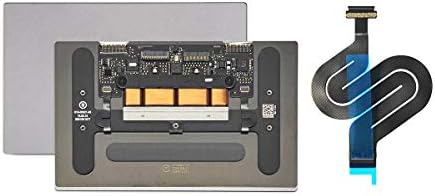 ICTION Нов тракпад тъчпад с подмяна на кабел за MacBook 12 инча A1534 Space Gray 2015 година на издаване (не е подходящ