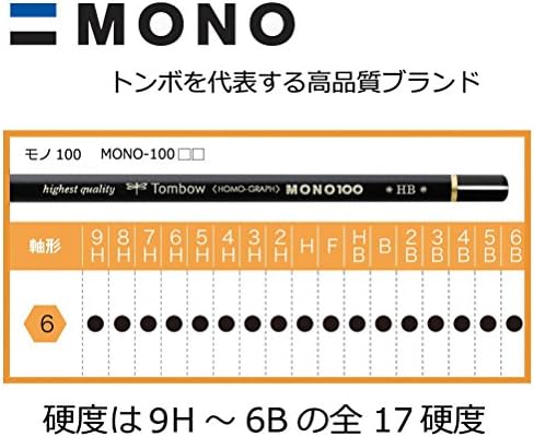Молив Tombow Mono 100F Mono 100 F 1 Килограм