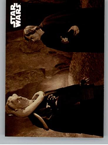 2020 Topps Междузвездни войни: Завръщането на джедаите Черно-бял сепия #25 Джедай пристига (Bib Фортуна Люк Скайуокър) Официалната търговска картичка неспортивного станд?
